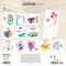 All About Attitude | 2026 12 x 24 Inch (Hanging) Monthly Square Wall Calendar | Featuring the Artwork of Renee Locks | Plastic-Free | Brush Dance | Art Paintings Inspiration Motivation